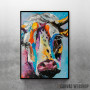 Colorful cow Colorful cow