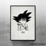 Goku black and white
