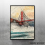 Golden Gate Bridge Waves