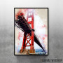 Golden Gate in Watercolor Golden Gate in Watercolor