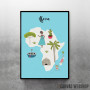 Ilustrovana mapa Afrike