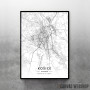 Košice mapa - white Košice mapa - white