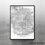 Las Vegas mapa - white Las Vegas mapa - white
