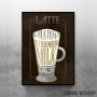 Latte Coffee Sign