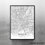 Minhen mapa - white Minhen mapa - white