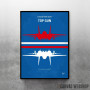 No128 My TOP GUN minimal movie poster As students at t ...