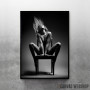 Nude woman on chair Nude woman on chair