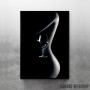 Nude woman red wine 3