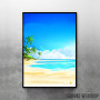 Paradise Beach With Palm Paradise Beach With Palm