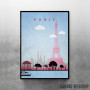 Paris Travel Poster