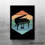 Piano Retro Design