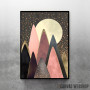 Pink and Gold Peaks