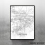 Pretorija mapa - white Pretorija mapa - white
