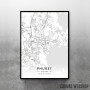 Puket mapa - white