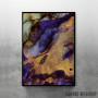 Purple and Gold Abstract Purple and Gold Abstract