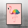 Rainbow Flamingo Time Rainbow Flamingo Time