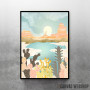 Retro Desert Oasis Retro Desert Oasis