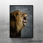 Roar wild lion