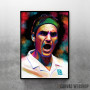 Roger Federer painting Roger Federer painting