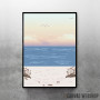 Sandy Beach Sea Painted Sandy Beach Sea Painted