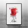 Wine Stains Poster
