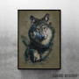 Wolf background Wolf background