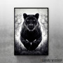 wild jumping black panther wild jumping black panther