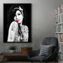 Amy Winehouse Lips Red Art