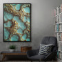 Aqua Coral Reef Abstract Aqua Coral Reef Abstract