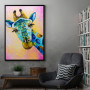 Blue giraffe