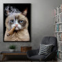 Disgruntle Cat with Cigar