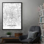 Dortmund mapa - white Dortmund mapa - white