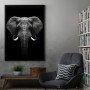 Elephant head art
