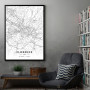 Firenca mapa - white