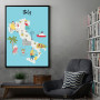 Ilustrovana mapa Italije
