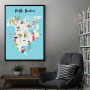 Ilustrovana mapa Severne Amerike Ilustrovana mapa Severne Amerike