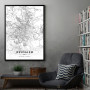 Jerusalim mapa - white Jerusalim mapa - white