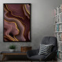 Mauve Agate Abstract