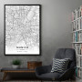 Minhen mapa - white Minhen mapa - white