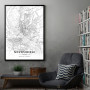 Novosibirsk mapa - white