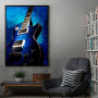 Plava električna gitara