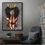 Queen Black woman praying