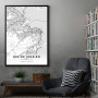 Rio de Žaneiro mapa - white