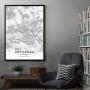 Roterdam mapa - white