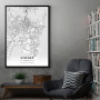 Sidnej mapa - white