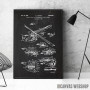 1958 Electric Violin - Patent Drawing 1958 Electric Violin - Patent Drawing