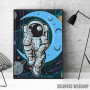 Astronaut Sits On Asteroid Astronaut Sits On Asteroid
