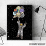 Astronaut With Balloons Astronaut With Balloons