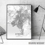 Atina mapa - white Atina mapa - white