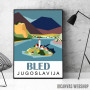 Bled lake Yugoslavia